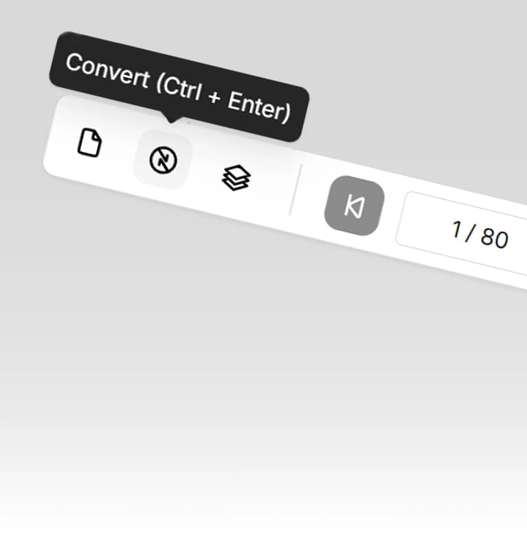 FAST CONVERSION